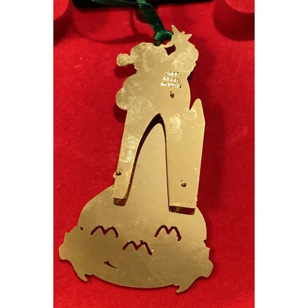 Kennedy Space Center 2009 Santa Shuttle Launch Christmas Ornament Brass Boxed